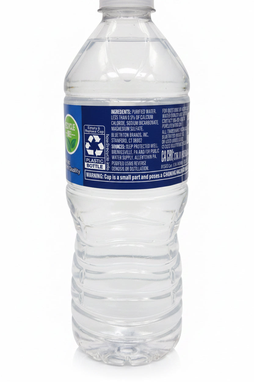 Pure Life bottled water (6 bottles) 6 - 16.9 fl oz each.